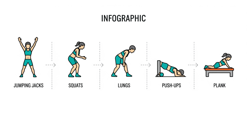 HIIT Workouts for Beginners: Fast, Fat-Burning Exercises You Can Do at Home